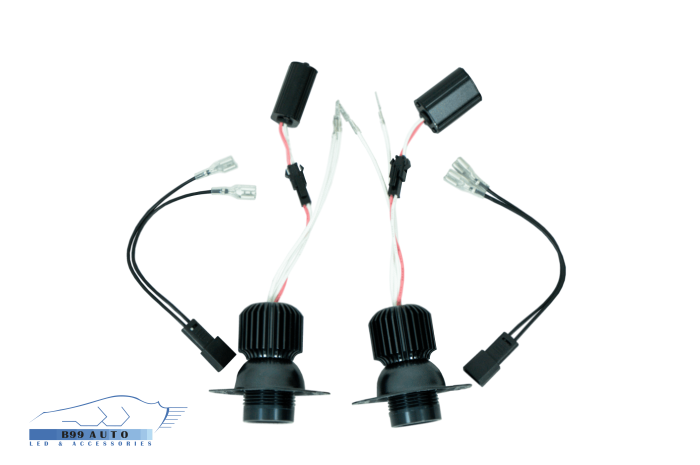 H90 LED angel eyes E90/91 LCI Halogén